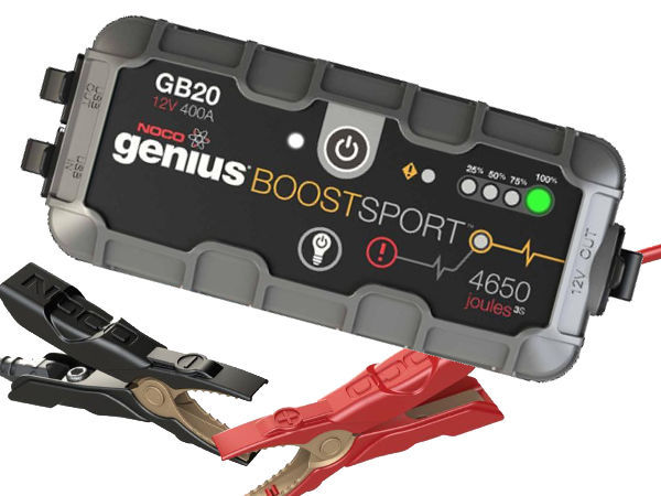  Robot de pornire baterii, Jump Starter auto 12V Noco Genius GB20 BOOST Sport Lithium 400A