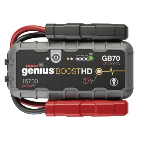 Robot de pornire baterii, Jump Starter auto 12V Noco Genius GB70 BOOST HD Lithium 2000A