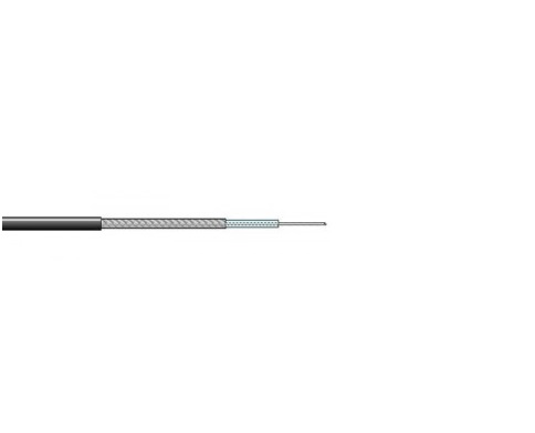 Cablu coaxial RG174U 50 ohm microcoaxial negru